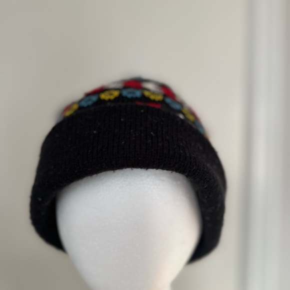 Vintage 90s Artex knit Colorful Geometric Beanie Winter Hat. Union Made. USA. - Picture 4 of 8